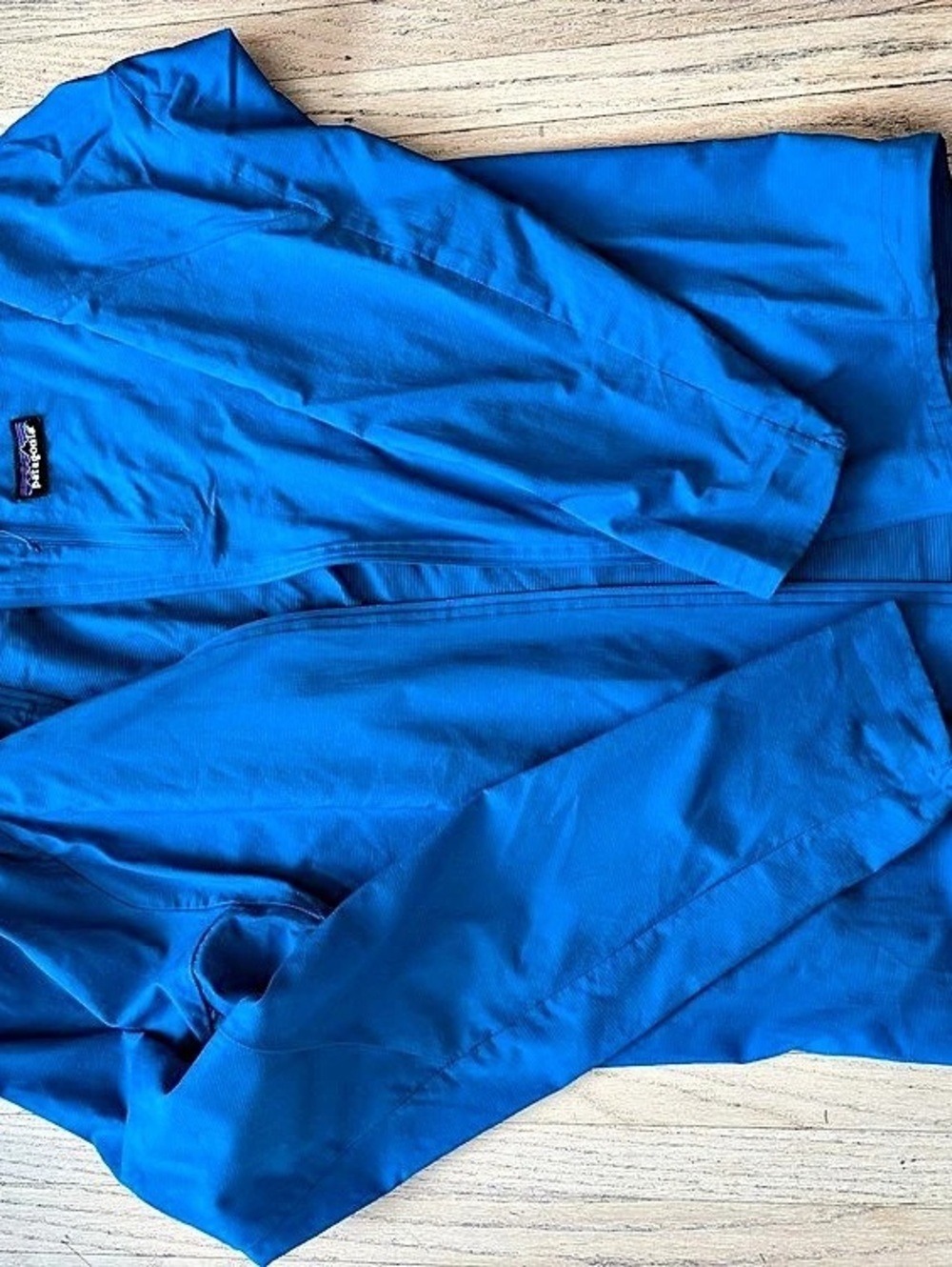 Patagonia Men's Houdini Jacket Blue Windbreaker Waist Medium